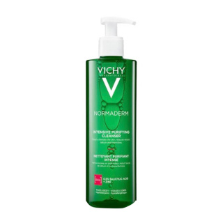 ژل شستشوی صورت ویشی مدل Normaderm مناسب پوست چرب حجم 400 میلی لیتر