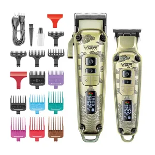 ماشین اصلاح موی سر و صورت وی جی آر مدل V-643 مجموعه دو عددی - 01