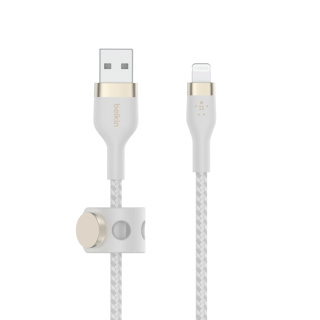 کابل شارژ سریع آیفون USB-A به لایتنینگ بلکین مدل CAA010bt1MWH طول 1متر