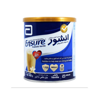 پودر انشور با طعم وانیل وزن 400 گرم