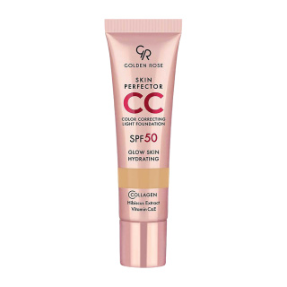 سی سی کرم با SPF50 کرم پودری گلدن رز حجم 30 میلی لیتر