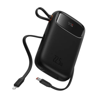 پاوربانک بیسوس مدل QPow2 P1003113 ظرفیت 10000 میلی آمپر ساعت به همراه کابل - 02