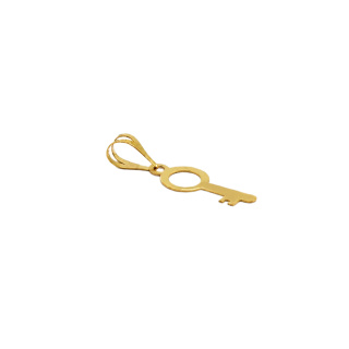 آویز گردنبند طلا 18 عیار زنانه طرح کلید کد MM2339 - 01