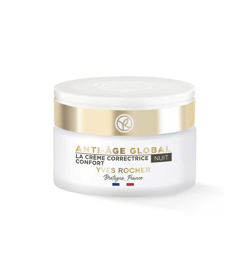 کرم شب ضد چروک و آرام بخش مدل Anti Global Aging حجم 50 میل ایوروشه نمای ۲