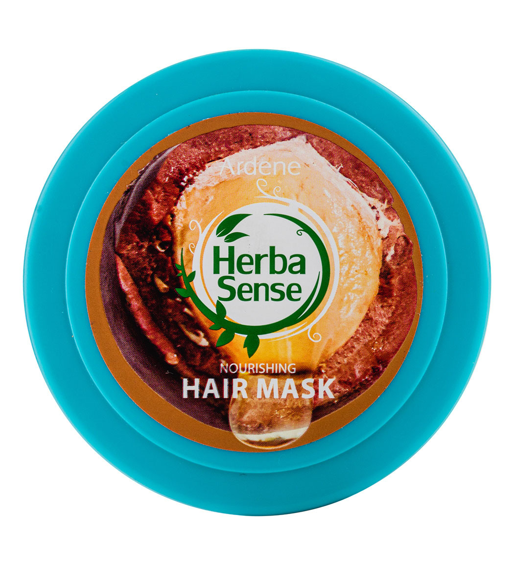 ماسک مو آردن مدل Herba Sense مناسب مو آسیب دیده و شکننده حجم 250 گرم نمای ۲