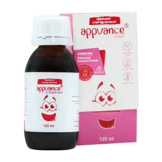شربت اشتها آور Appvance برای کودکان بالای 2 سال حجم 125 میلی لیتر ارس - 01