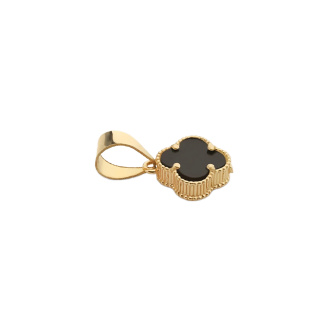 آویز گردنبند طلا 18 عیار زنانه طرح ونکلیف کد MM2258 - 03