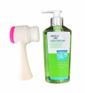 پک ژل شستشو صورت مدل Gentle Purifier حجم 200 میل به همراه برس پاک کننده صورت مدل آوانیوم پیشنهاد خانومی