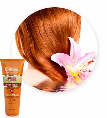 BABARIA HAIR GEL KERATIN GINSENG
