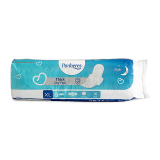 نوار بهداشتی بالدار ضخیم همیشه خشک سایز XL بسته 10 عددی پنبه ریز - 02