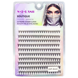 مژه مصنوعی مدل 20P 8mm متفرقه