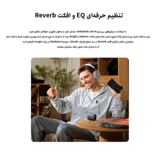 میکروفن بی سیم مدل Lark A1 Combo با درگاه USB C و Lightning هالی لند - 05