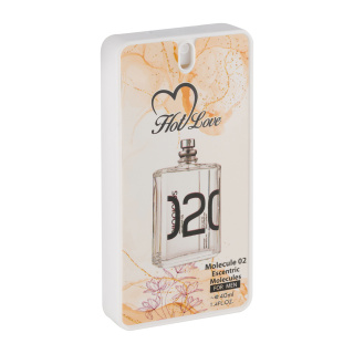 عطر جیبی مردانه مدل مولکول 02 حجم 40 میلی لیتر هات لاو