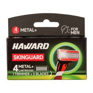 تیغ اصلاح پنج لبه مردانه هاوارد مدل Metal Plus وزن 100 گرم