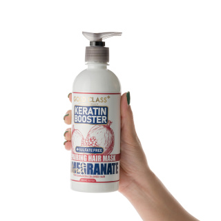 ماسک مو ترمیم کننده فاقد سولفات گلد کلاس مدل Keratin Booster مناسب مو رنگ شده و آسیب دیده حجم 500 میلی لیتر - 03