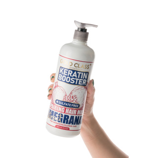 ماسک مو ترمیم کننده فاقد سولفات گلد کلاس مدل Keratin Booster مناسب مو رنگ شده و آسیب دیده حجم 1000 میلی لیتر - 03