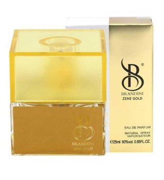 عطر زنانه مدل zene gold حجم 25 میل برندینی - 01
