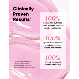 پچ هیدروژلی دور چشم حاوی پپتید و کلاژن بسته 60 عددی کوزارکس - 09