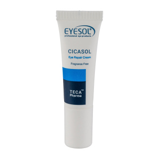 کرم ترمیم کننده دور چشم مدل Cicasol مناسب پوست آسیب دیده حجم 10 میلی لیتر آیسول