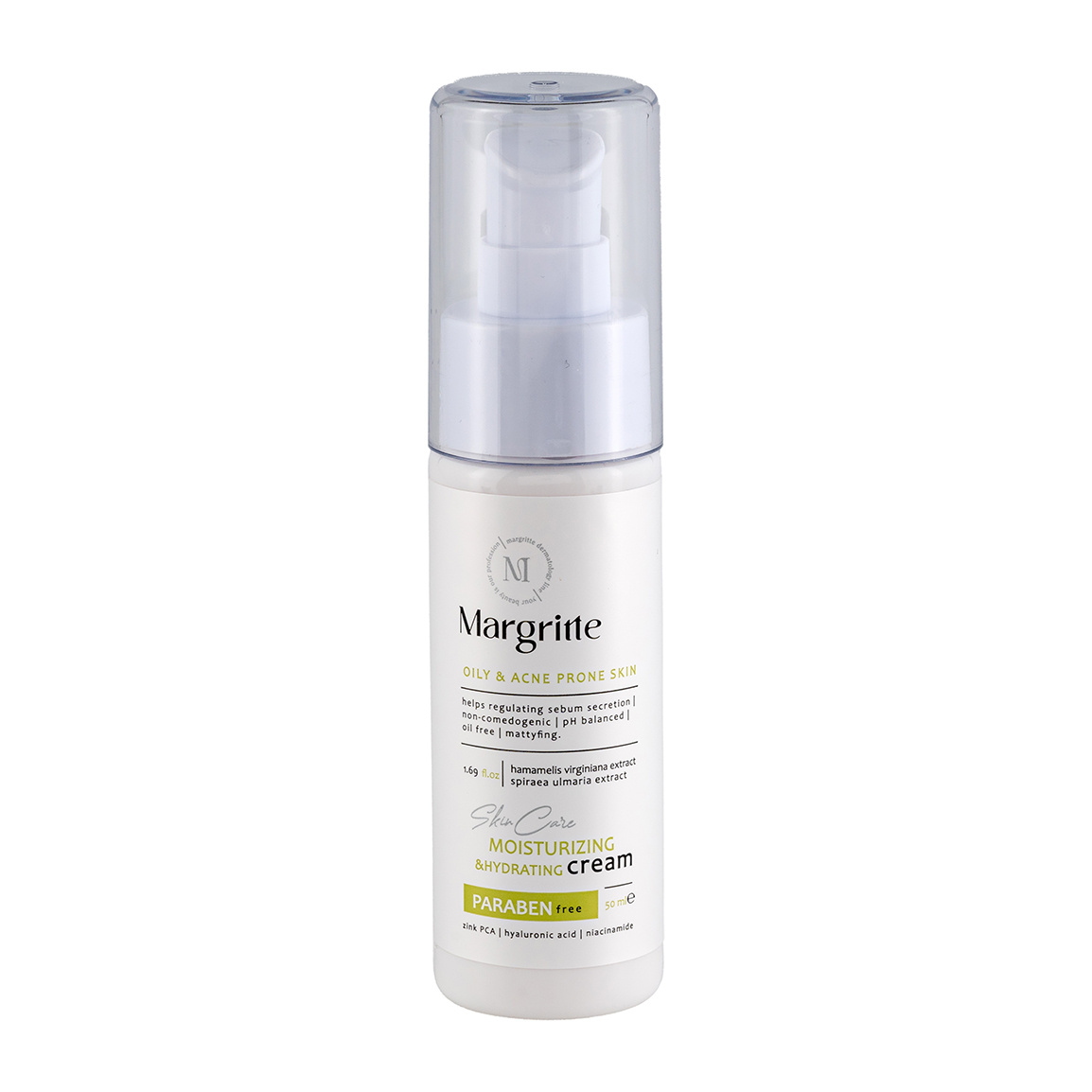 Margritte Moisturizing and Hydrating Cream For Oily And Prone To Acne Skin 50ml