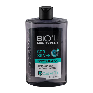 شامپو بدن بیول مدل Cool Silver مناسب آقایان حجم 480 میلی لیتر