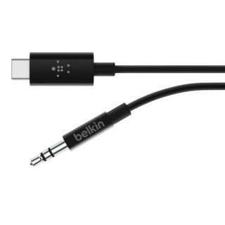 کابل تبدیل USB-C به AUX 3.5 میلی متری بلکین مدل F7U079bt03-BLK - 01
