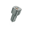 شارژر فندکی 50W با کابل تایپ سی به لایتنیگ مدل SOLID CAR CHARGER 50W CC50QCL پاوا