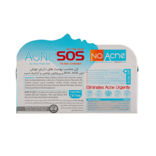 ژل ضد آکنه مدل Acne Solution مناسب پوست چوش دار حجم 20 میلی لیتر نو آکنه - 03