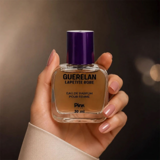 عطر جیبی زنانه مدل Guerelan La Petite Robe حجم 30 میلی لیتر پینک ویژوال - 01