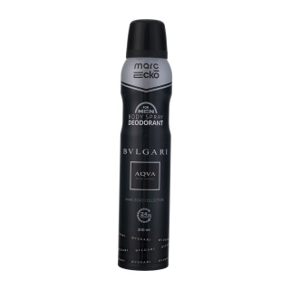 اسپری بدن مردانه مدل Bvlgari Aqva Pour Homme حجم 200 میلی لیتر مارک اکو