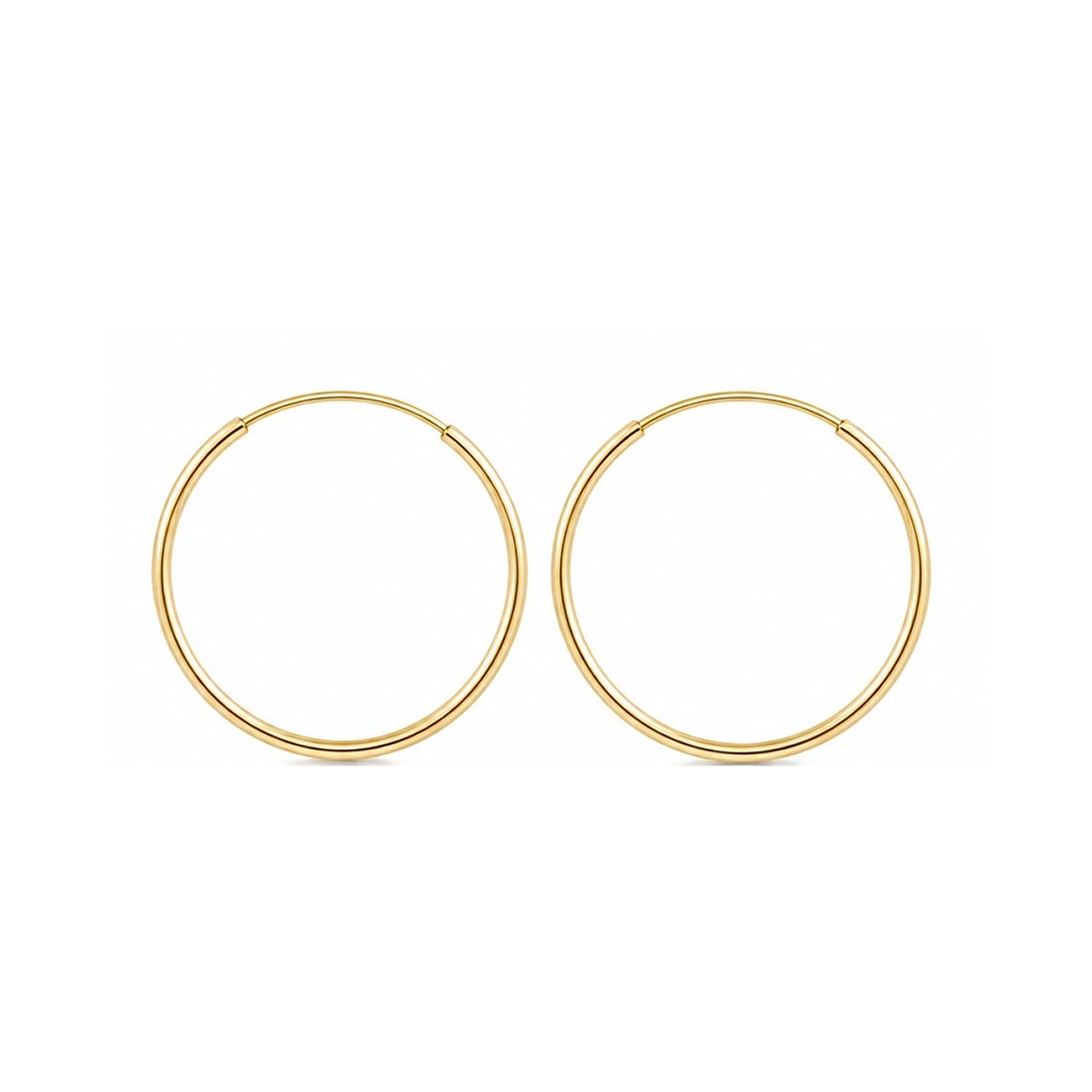 گوشواره طلا 18 عیار حلقه ای