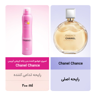 اسپری خوشبو کننده بدن زنانه مدل Chanel Chance حجم 200 میلی لیتر کریشن آیریس - 01