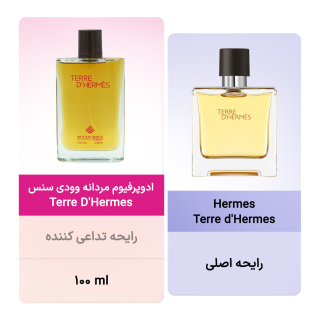 ادوپرفیوم مردانه مدل Terre D'Hermes حجم 100 میلی لیتر وودی سنس - 01
