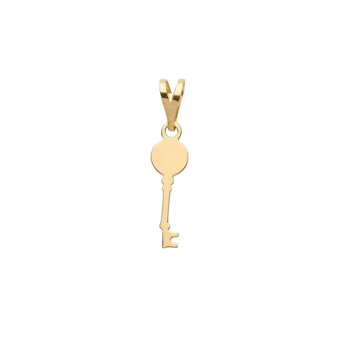 آویز گردنبند طلا 18 عیار زنانه طرح کلید کد MM2350