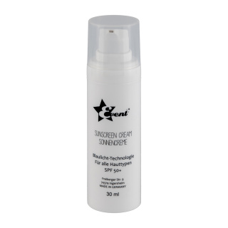 کرم ضدآفتاب ایونت با SPF50 مناسب انواع پوست حجم 30 میلی لیتر