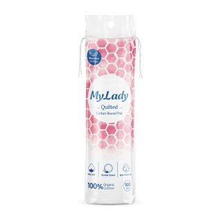 پد پاک کننده آرایش مدل Quilted بسته 100 عددی مای لیدی