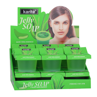 صابون ژله ای طبیعی صورت و بدن آلوئه ورا کاریته - 01