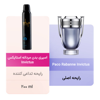 اسپری بدن مردانه مدل Invictus حجم 200 میلی لیتر استایکس - 03