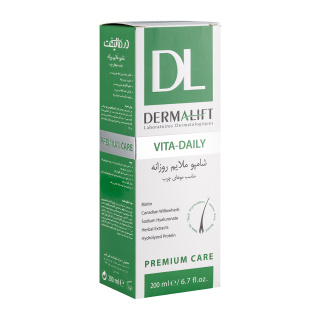 شامپو روزانه مدل Vita Daily مناسب مو چرب حجم 200 میلی لیتر درمالیفت - 03