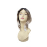 کلاه گیس مو مصنوعی مدل لیر کوتاه چتری پرده ای کد P1703 رنگ سامبره متفرقه