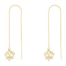گوشواره طلا 18 عیار زنانه مدل ME0561 مهر گالری