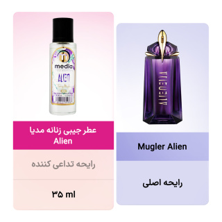 عطر جیبی زنانه مدل Alien حجم 35 میلی لیتر مدیا - 03
