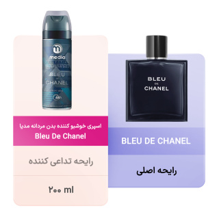 اسپری خوشبو کننده بدن مردانه مدل Bleu De Chanel حجم 200 میلی لیتر مدیا - 02