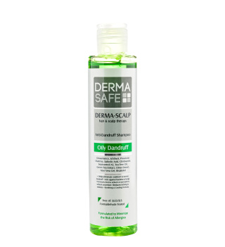 شامپو ضد شوره مناسب مو و پوست سر چرب 200میل درما سیف