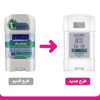 استیک کرمی خوشبو کننده بدن اسپرت مدل Avatar حجم 75 میلی لیتر نوریتا - 01