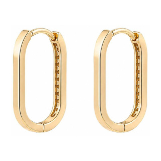 گوشواره طلا 18 عیار مدل لوکس حنا طلالند