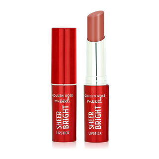 رژ لب جامد گلدن رز مدل Sheer Bright - 03