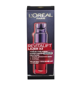 سرم ضد چروک و ضد پیری مدل REVITALIFT LAZER X3 حجم 30 میل لورال - 01