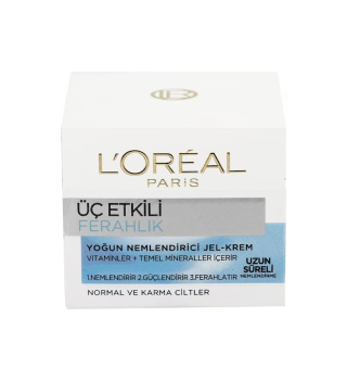 ژل کرم آبرسان مدل Triple Active مناسب انوع پوست حجم 50 میل لورال - 02