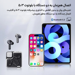 هدفون بلوتوثی کیو سی وای مدل MeloBuds Neo - 03